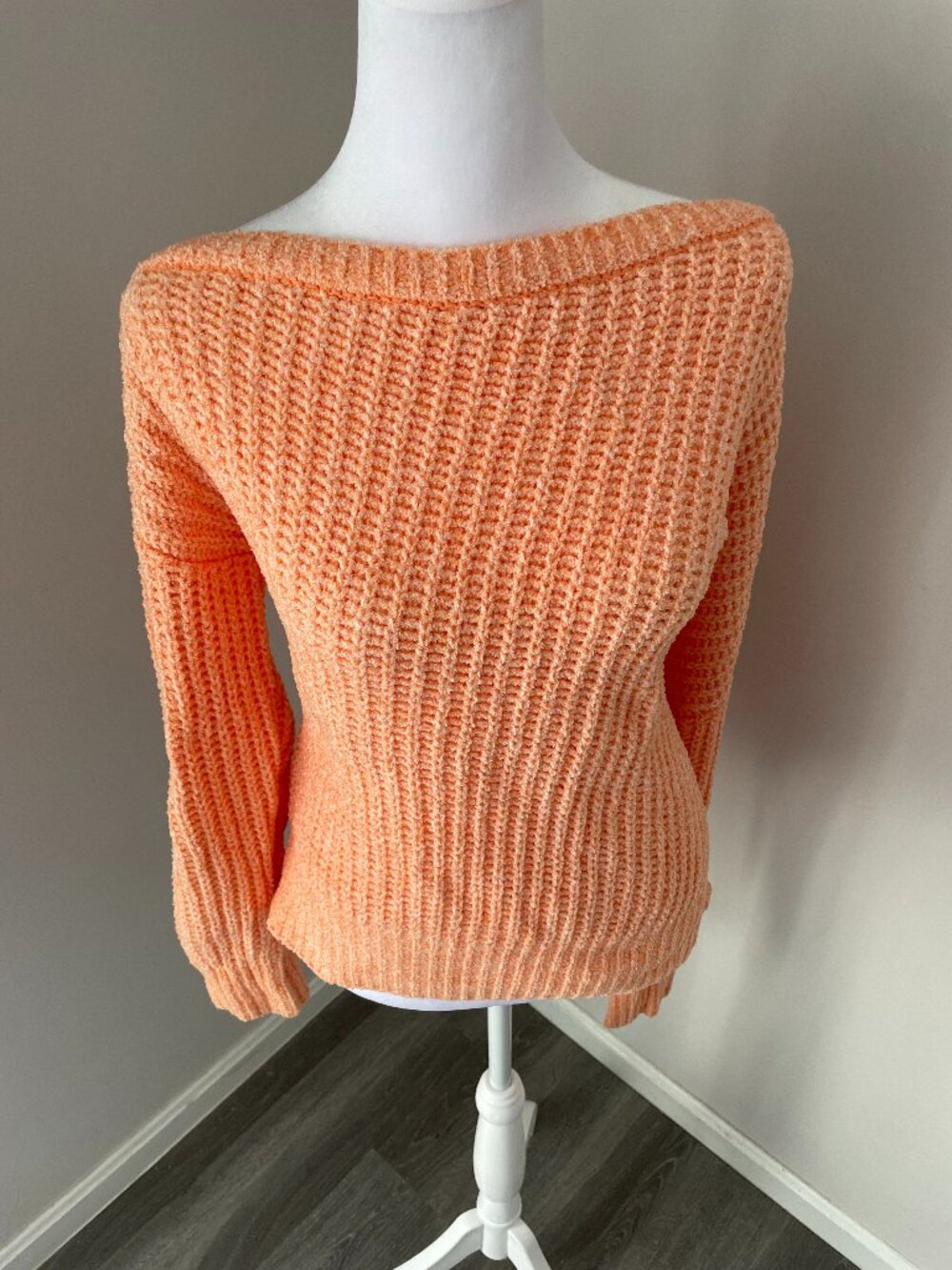 Orange Knit Sweater